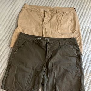 2 pairs of a.n.a. Bermuda shorts